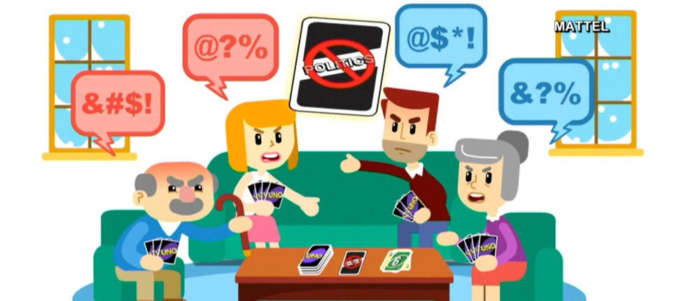 UNO's new cards encourage family time without political talk